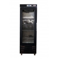 CPG-101-SC Dik Tip Gastronorm Buzdolabı - 1 Cam Kapılı Siyah