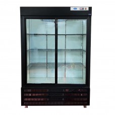 CPG-202-SGD Dik Tip Gastronorm Buzdolabı - 2 Sürme Cam Kapılı Siyah