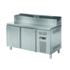MUR-72 Counter Type - 2 Doors Refrigerated Make Up Unit - 9 GN 1/4 Containers